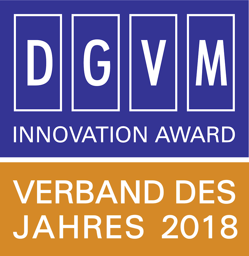 WDA für DGVM INNOVATION AWARD – Verband des Jahres 2018 nominiert