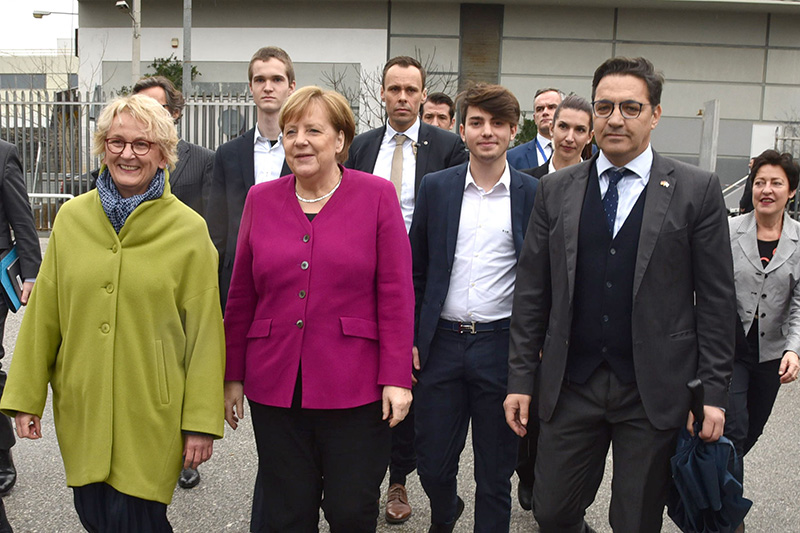 Bundeskanzlerin Dr. Angela Merkel besucht die Deutsche Schule Athen