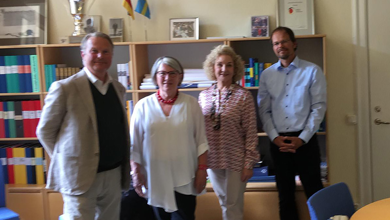 Gabriele Bunzel Khalil besucht Deutsche Schule Stockholm